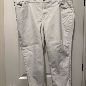 Talbots Flawless White Girlfriend Jeans